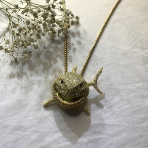 Pendente ad hip hop personalità Zircone