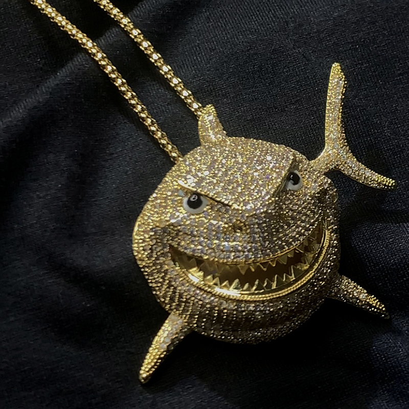 Pendente ad hip hop personalità Zircone