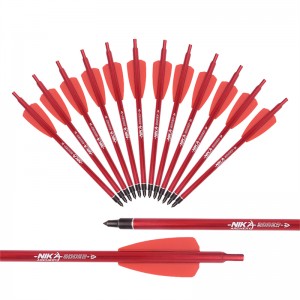 Nika Tiro con l\'arco 113173-02 Bullone della balestra in alluminio 7.5 pollici per cabra Adder/R9/RX Balebow Hunting