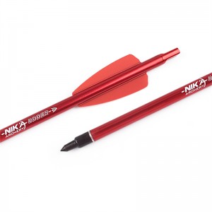 Nika Tiro con l\'arco 113173-02 Bullone della balestra in alluminio 7.5 pollici per cabra Adder/R9/RX Balebow Hunting