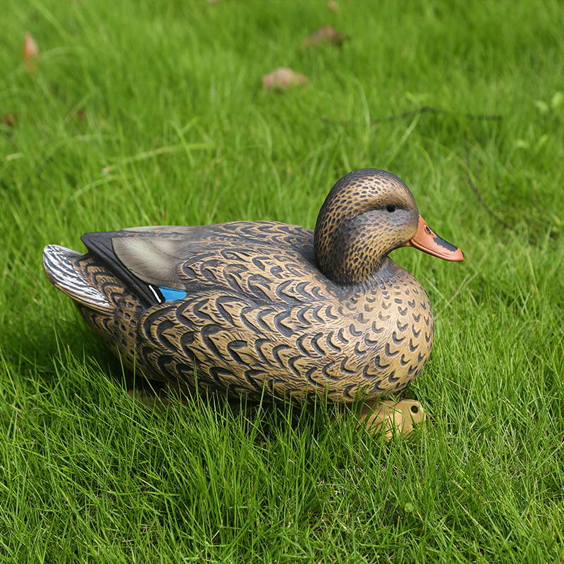 Gallina per la caccia anatra del germano reale di plastica realistica per la caccia alla caccia della pesca della decorazione del giardino della casa