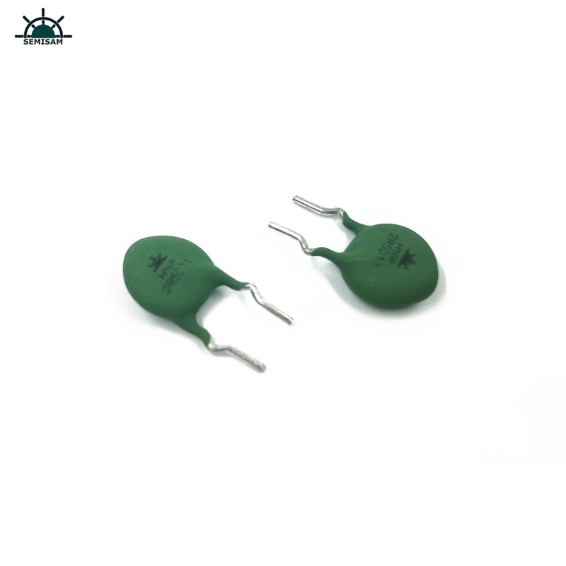 Elemento termistore di qualità Premium Materiale in silicone verde HNP2R5D11 Power NTC Termistore per tutti i metalli