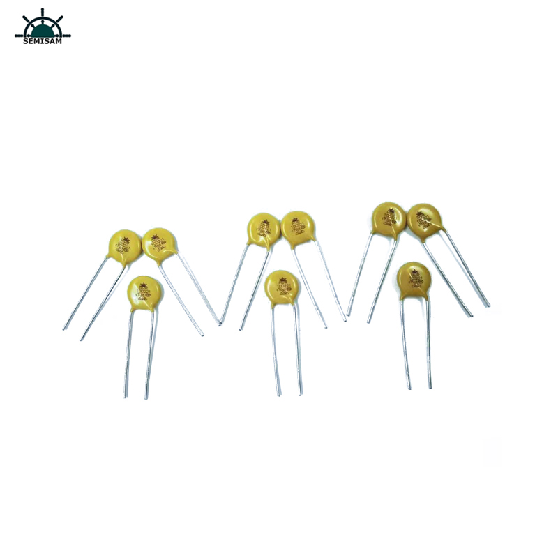 Fornitore originale dell'ODM Fornitore di Silicio giallo 10D221 Diametro Diametro 10mm ossido di metallo Varistore MOV per alimentazione