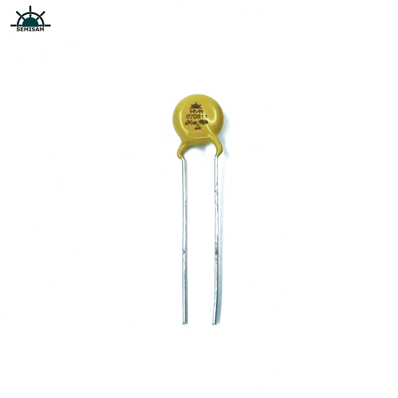 Produttore originale Lungo piombo, giallo Silicon MOV 7D511 510V 7mm Resistore MOV VARISTOR