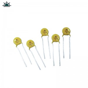 Fornitore del produttore Fornitore Giallo Silicio 10D271 Diametro Diametro 10mm ossido di metallo Varistore MOV per l\'alimentazione di commutazione