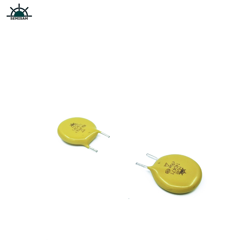 Produttore Cina Prodotti esistenti, Giallo taglio corto Kink MOV Resistor14mm 14D471 470V Varistor MOV