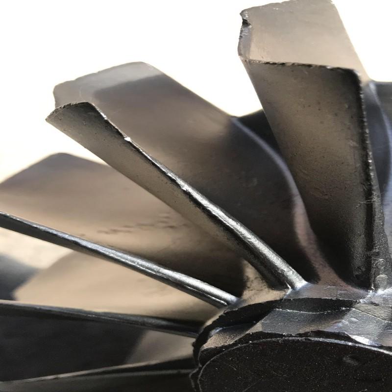 Analisi della lama della turbina del gas industriale