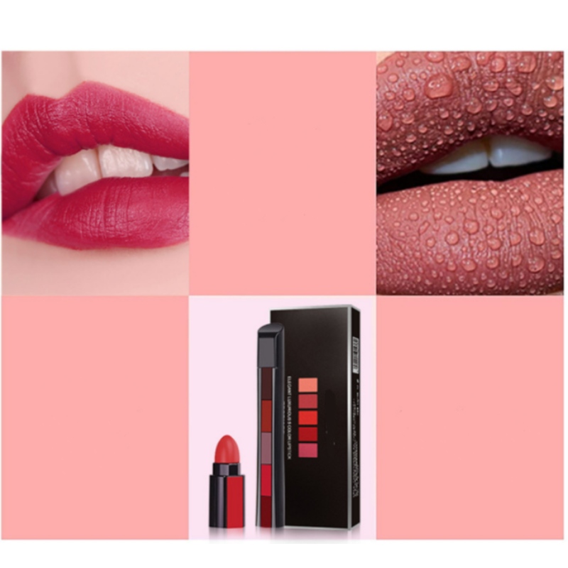 OEM Cinque Color Lipstick Manufactory