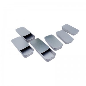 Scatola di latta rettangolare (60mm * 30mm * 11mm) scatola scorrevole