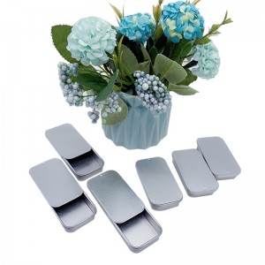 Scatola di latta rettangolare (60mm * 30mm * 11mm) scatola scorrevole