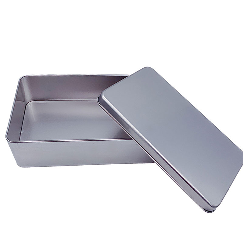 Scatola di imballaggio in metallo di alimentazione in metallo scatola di stagno croccante 180 * 110 * 55mm
