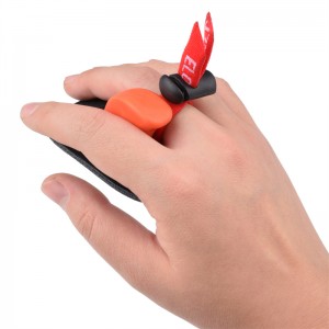 Elong Outdoor 42FT06 S Dimensione RH Tiro con l\'arco di dito Tab per Recurve Bow Target Target Target Target e pratica