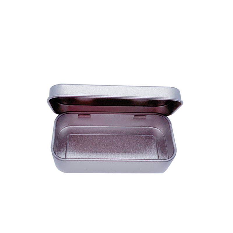 Scatola di stagno della scatola del metallo piccolo smerigliato con coperchio 80 * 38 * 20mm