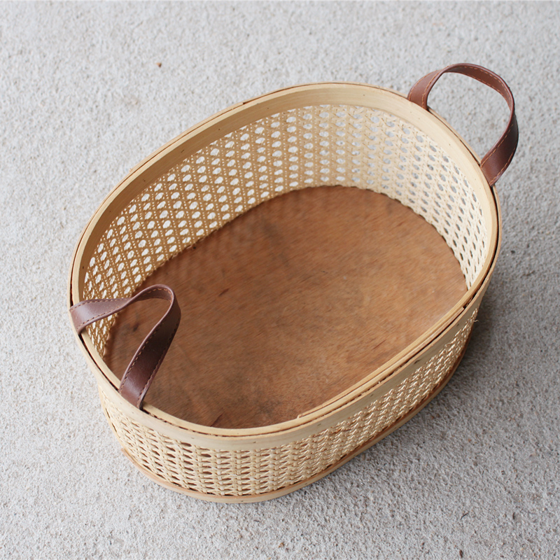 Cesto di stoccaggio rattan lattice