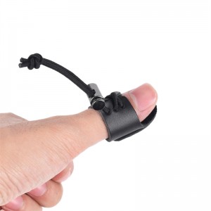 Elong Outdoor 421005 Guanti da tiro di tiro a fiocco tradizionale Ripresa di prua protezione da barretta