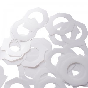 Scheda mylar bianco Bianco 0.125mm Motore Isolamento ignifugo Attrezzatura elettrica Formare foglio mylar