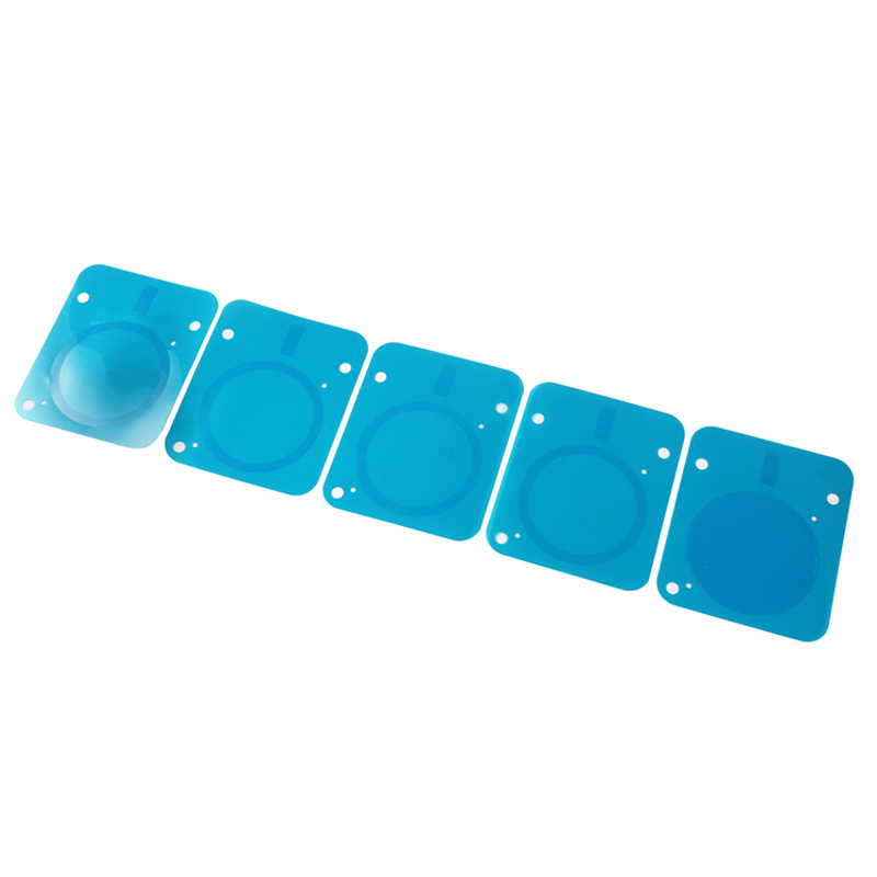 BOPU fornisce il film protettivo della protezione del pellicola protettiva della ricarica wireless in PVC che forma il film di protezione del cuscino del sedile del telefono cellulare blu