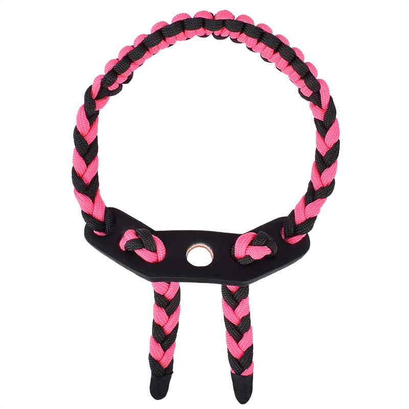 Elong Outdoor 470014 Pelle da polso in pelle di metallo Gromet rosa per tiro con tiro con tiro con tiro con l'arco.
