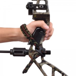 Elong Outdoor 470020 Sling da polso Green Green Green Pelle Gromet Grt per tiro con l\'arco composto arco tiro