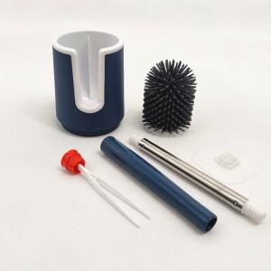 Jason Brush Brush Brush e Holder Set/toolet Brush/silicone Spazzola per servizi igienici e supporto per la pulizia