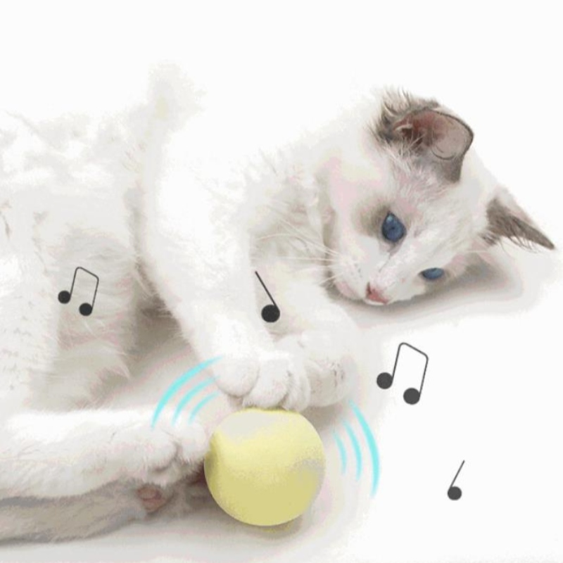 Amazon \\ 's New Pet Gravitazionale Call Ball Cat Self-Hey Anti-noioso Forniture Tease Cat Stick Mint Ball Sound Toy