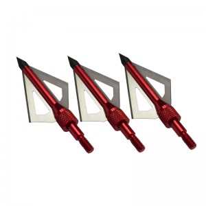 Nika Tiro con l\'arco 15B005 100/125 Broadhead in acciaio inox per arco per l\'arco Broadhead 3 Blades Broadhead