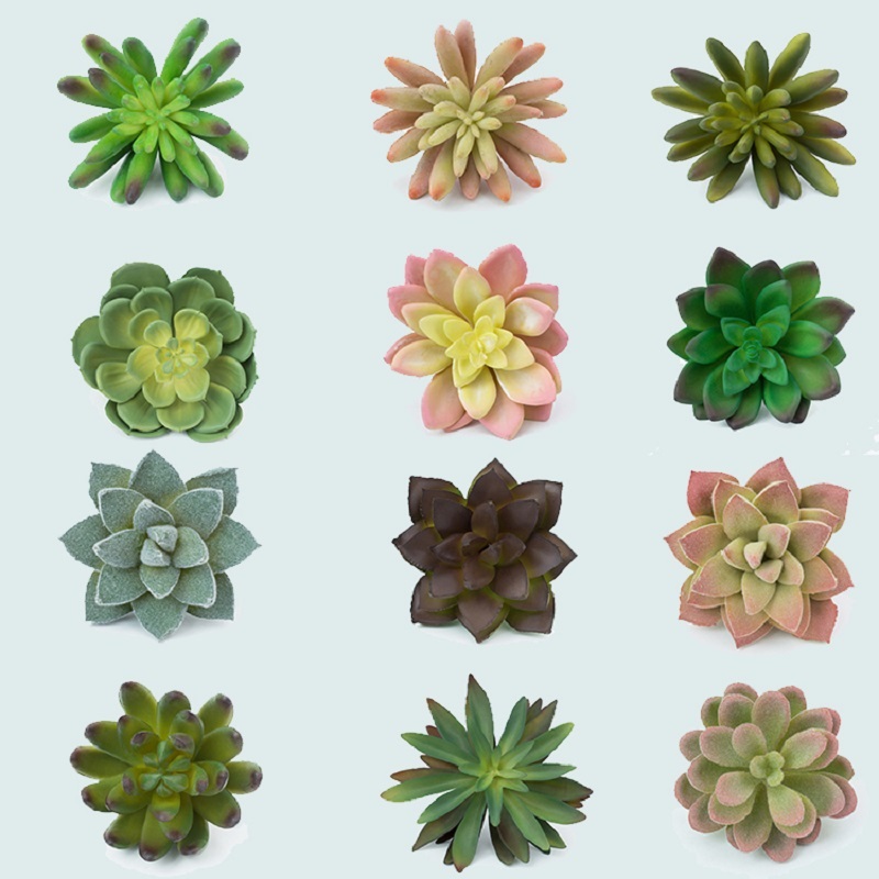 Mini piante succulenti artificiali