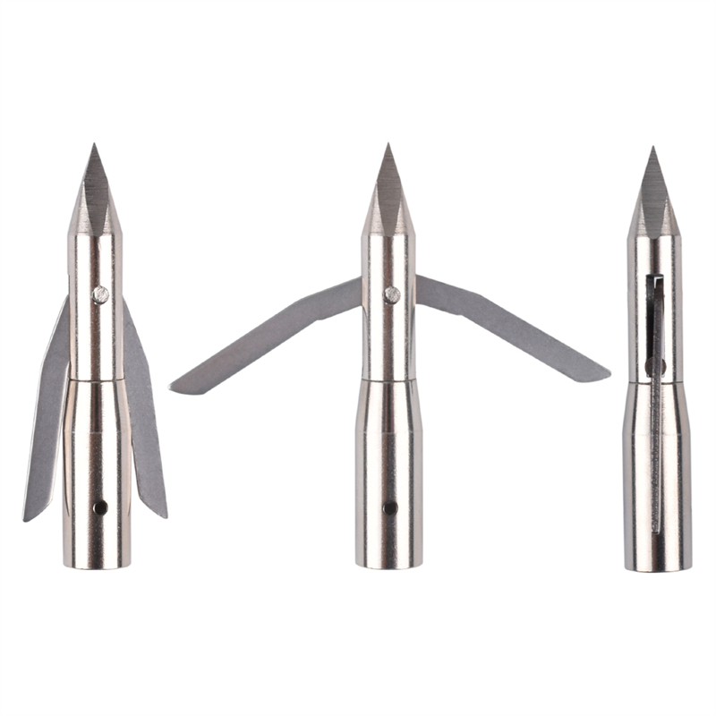 Nika Tiro con l'arco 151042 287 Grana 3 lame Broadhead con le lame in acciaio inossidabile BASSA DA BASSA DI ARROWER