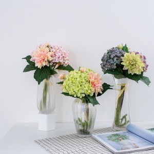 Vendita calda Bella romantica tavola dinozze decorazione bouquet da sposa fiore di seta artificiale artificiale