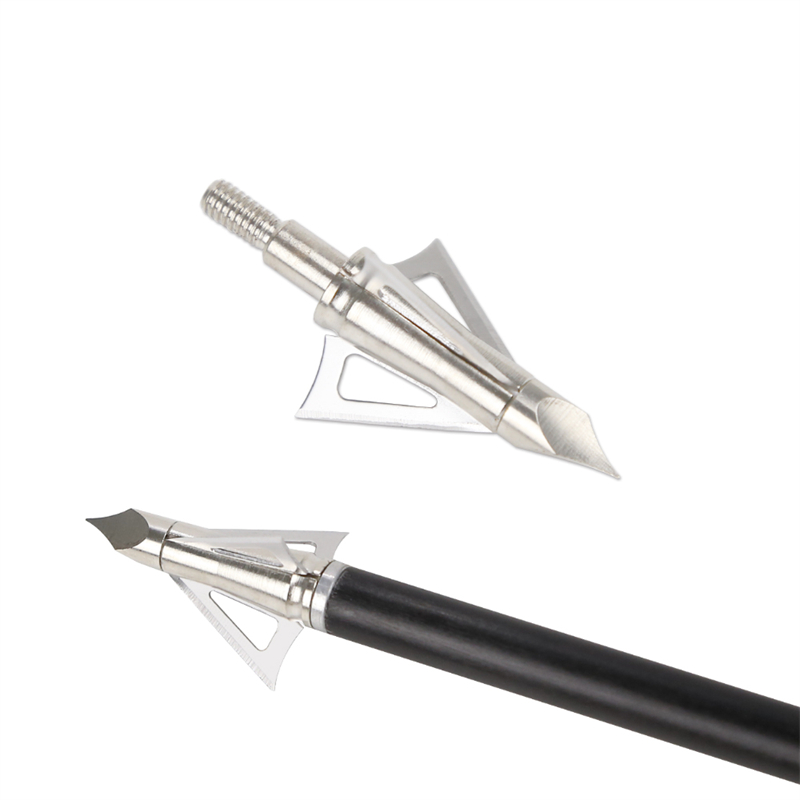 Nika Tiro con l'arco 15B027 3 Bladri fissi 150Grain Caccia Broadheads Broadhery Bullone Bullone Bullone BLulone