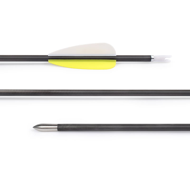 Elong Outdoor 121125 ID3.2mm Pure Carbon Arrow 32 \\ '\\' Archetto Archetto Frecce di carbonio per tiro target e pratica