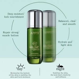 Lozione di cura della pelle dell\'appti lozione ganoderma giovani idratante sbiancamento del volto della riparazione della riparazione