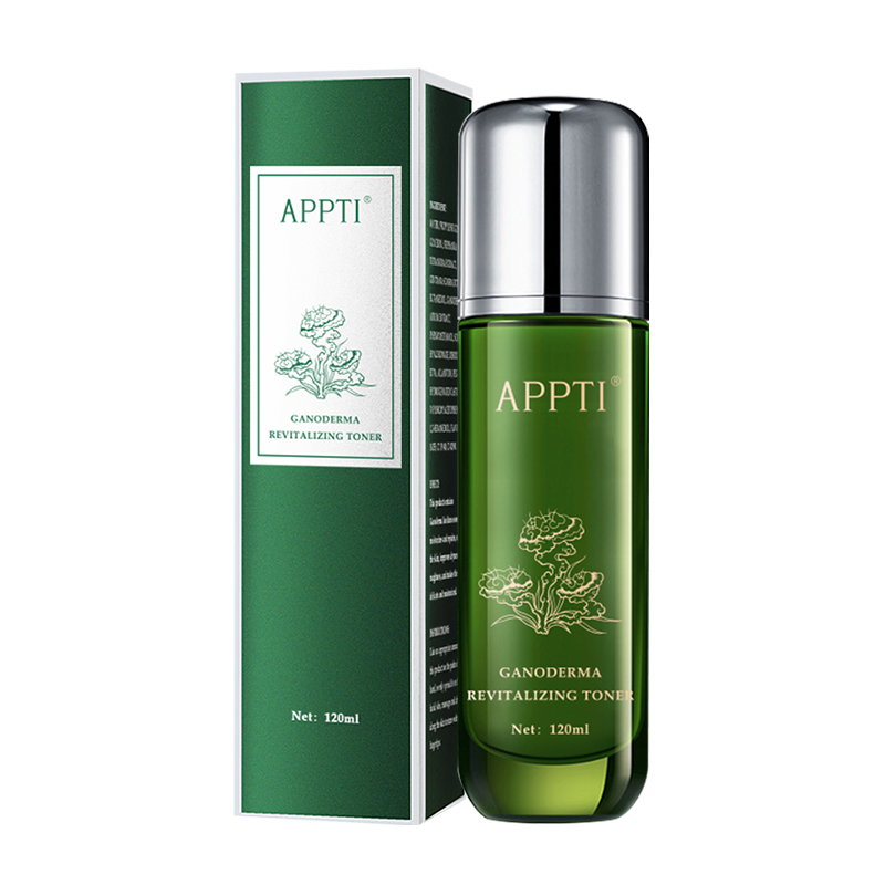 OEM/odmnaturale organico organico ganoderma toner cura della pelle sbiancamento idratante ganoderma lucidum estratto rivitalizzante essenza acqua