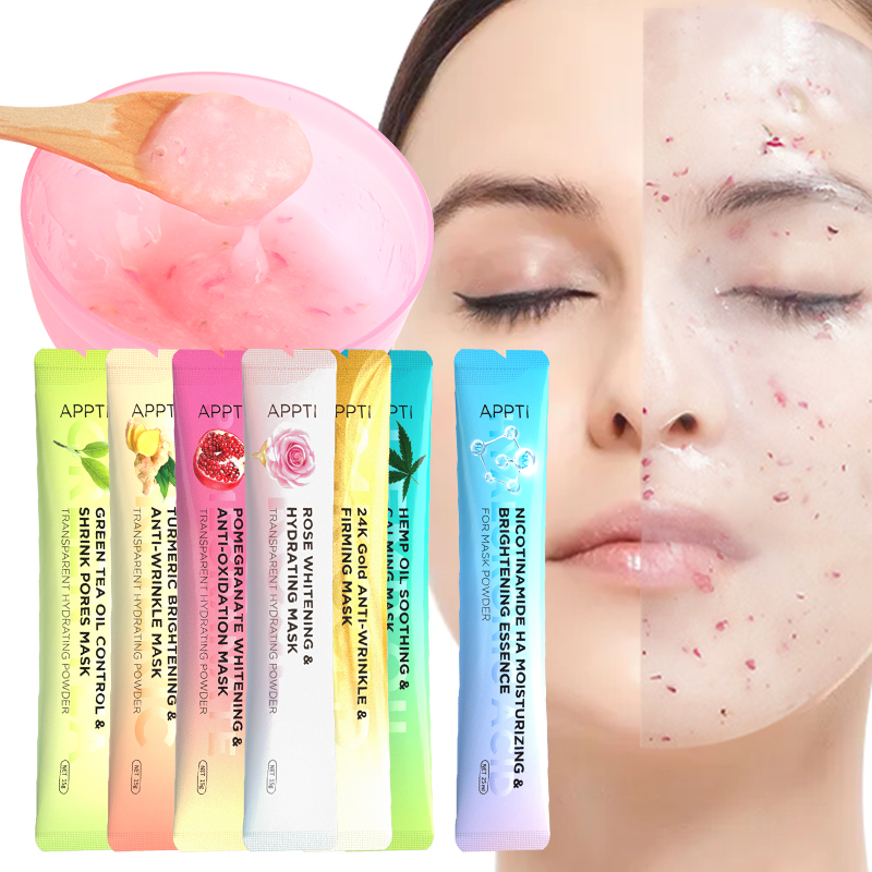 Spa Face Anti Anti Aging Rose Hydro Gelana Maschera in polvere Rose Jelly Mask Commercio all'ingrosso per femmina