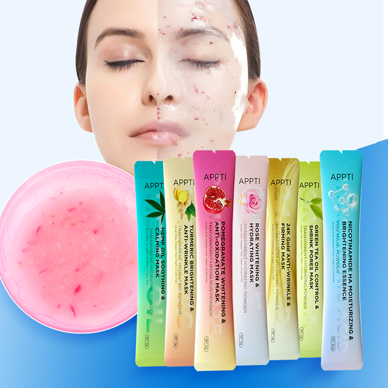 Spa Face Anti Anti Aging Rose Hydro Gelana Maschera in polvere Rose Jelly Mask Commercio all'ingrosso per femmina