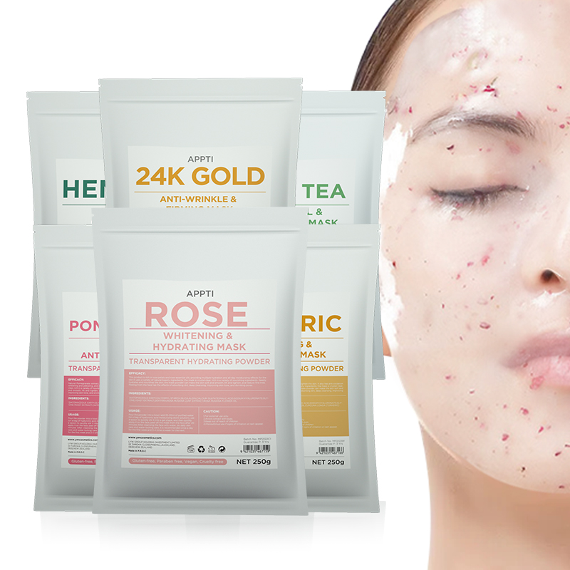 Spa Face Anti Anti Aging Rose Hydro Gelana Maschera in polvere Rose Jelly Mask Commercio all'ingrosso per femmina