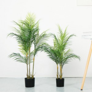 Vendita calda Falso Piante verdi Plastica Palma Artificiale Pianta artificiale Plant Phoenix Palm Tree with Pot per la decorazione domestica