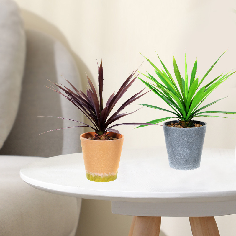 Vendita calda di alta qualità all'ingrosso plastica piante in vaso artificiale artificiale decorativo verde artificiale