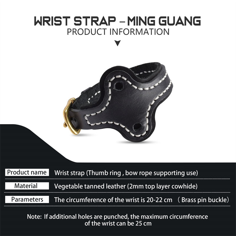 Elongarrow 420030 cinturino da polso per tiro con l'arco thumb armatura
