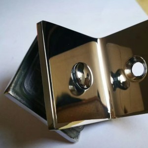 90 gradi doccia bagno da bagno in vetro clip quadrato