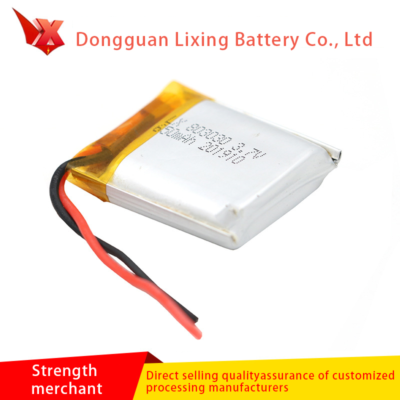 Il produttore fornisce la batteria al litio ultrasottile 803030-650mAh 3.7 V, batteria speciale per walkman e prodotti per adulti