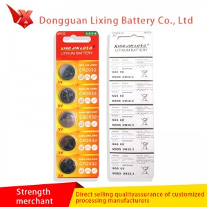 Batteria speciale della batteria per la batteria speciale per la torcia elettrica piccola CR2032 3.0V BATTERY BATTERY BATTERY Combinazione di lavorazione della gamba