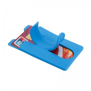 Cassa del telefono con portafoglio in silicone con supporto per carta per quasi tutti gli smartphone