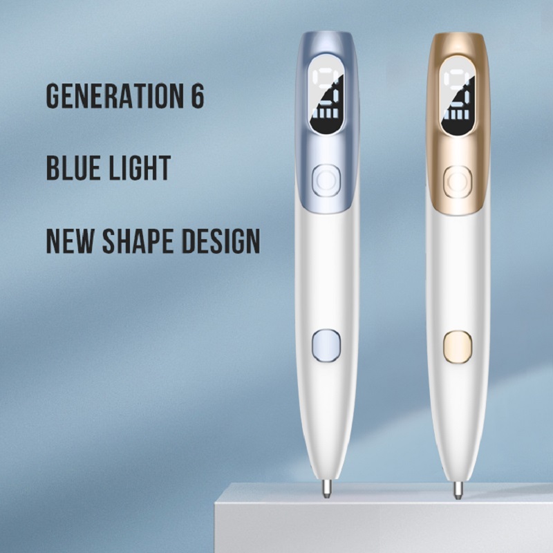 Hot LCD Pensma Pensma Machine 9 Level LED Laser Light Laser Freckle Wart Penna di rimozione della pelle