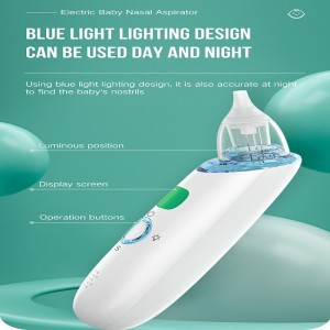 Aspirazione delnaso elettrico per il baby automatico del powcker di snot per i piccoli a batteria Powerd Power Backer per bambini