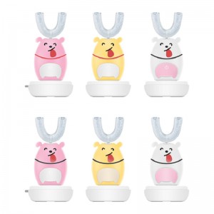 Ultrasonico sicuro i bambini silicone \\\\\' spazzolino da denti elettrico spazzolino musica per bambini con divertimento