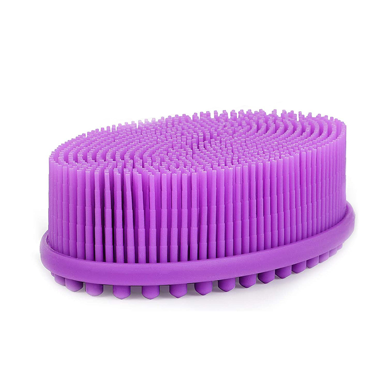 Scrubber per il corpo in silicone esfoliante, spazzola da bagno