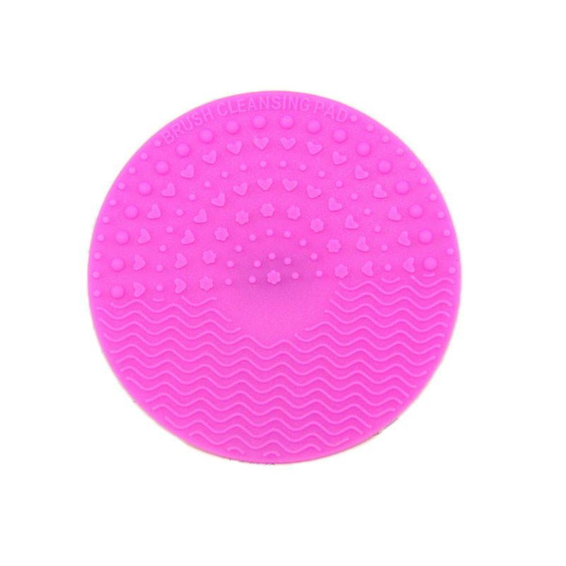Tappetino per la pulizia della spazzola, tappetino della lavatrice della spazzola di pulizia del trucco del silicone, strumento di lavaggio portatile