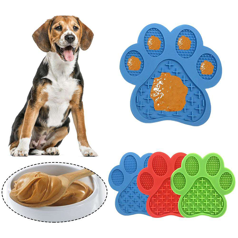 Leccature in silicone leccate con le aspirazioni a muro per i cani di animali domestici