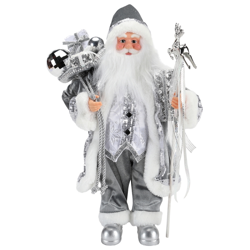 45 ~ 62 cm Natale in piedi Santa Claus ornamento decorazione figurine collezione tessuto festival vacanzenatalenatale peluche